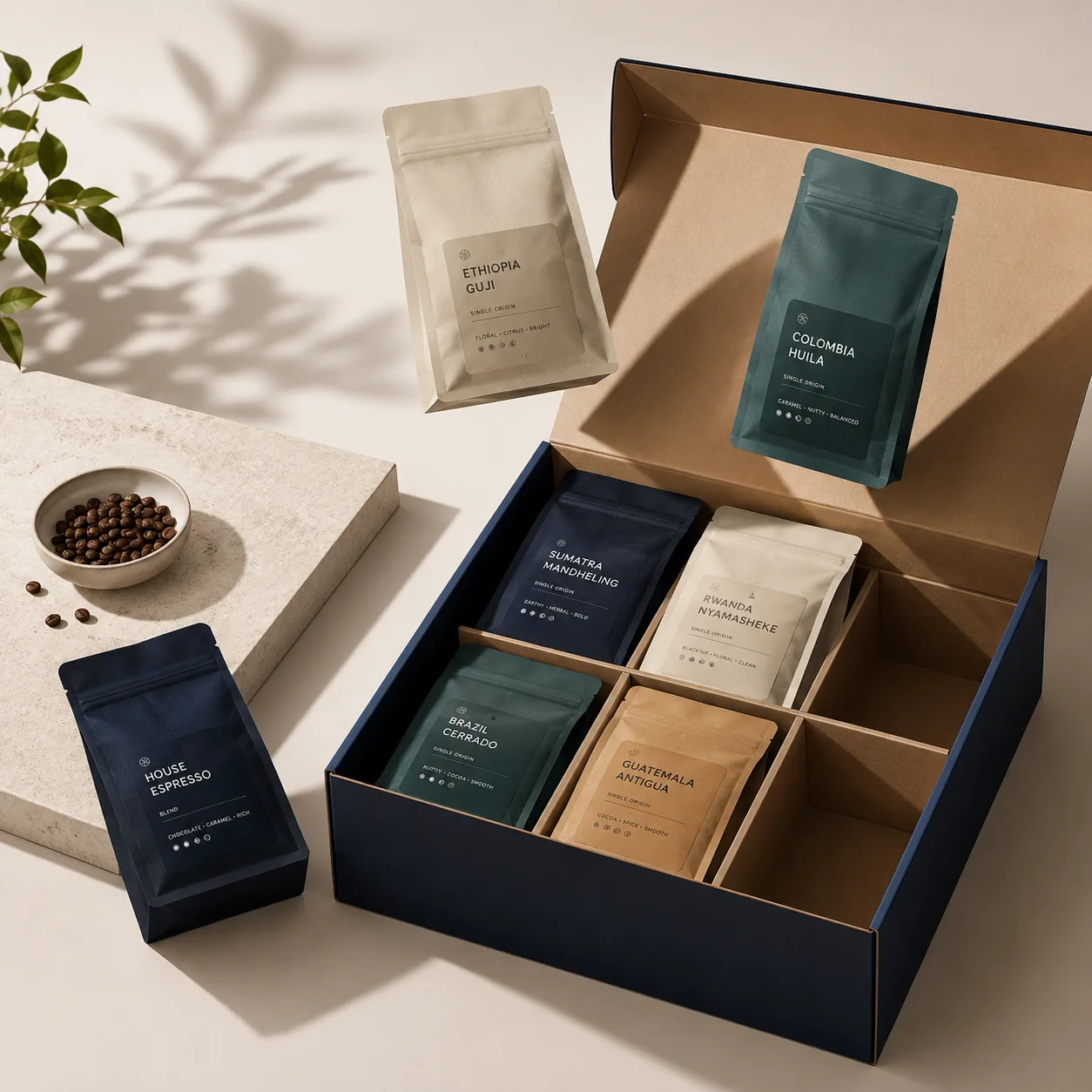 Recurring Curated boxes